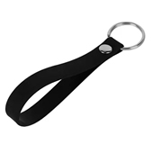 1/2"W SCREEN PRINTED SILICONE BRACELET KEYRING