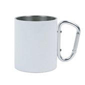 10 oz.Stainless Steel Cup  With Carabiner Handle