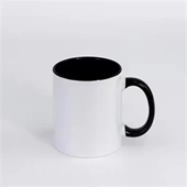 11oz Mug Creamic C handle/Coloured Interi