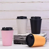 12 OZ Mini Portable Double Layer Coffee Mug