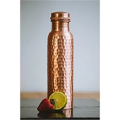 21 oz Pure Copper Hammer Water Bottle