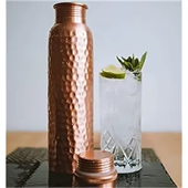 21 oz Pure Copper Hammer Water Bottle