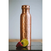 21 oz Pure Copper Hammer Water Bottle