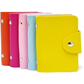 24 Slots PU Business Card/Bank Card Foldable Holder