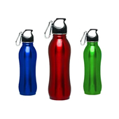 25 oz. BPA free Stainless Steel Sports Bottles w/ Carabiner