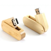 2GB Wooden Swivel USB Stick