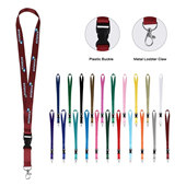 3/4" Full Color Dye Sublimated Lanyard