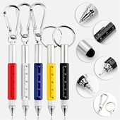 6-In-1 Multiuse Tool Stylus Twist Pen