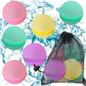 6pcs Magnetic Silicone Beach Water Balls