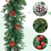 8 foot Holiday Garland