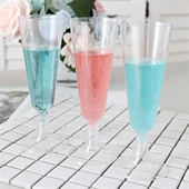 Acrylic champagne flutes