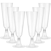 Acrylic champagne flutes