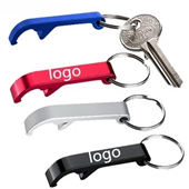 Aluminum Bottle Opener with Keychain