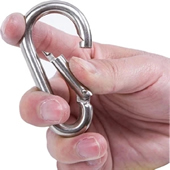 Aluminum Carabiner with key ring