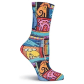 Ankle Cut Sublimated Full Color Socks