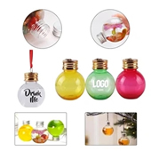 CLEAR PLASTIC CHRISTMAS ORNAMENTS