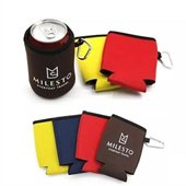 Collapsible Can Cooler with Carabiner