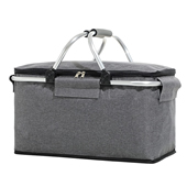 Collapsible Foldable picnic insulated basket for outdoor act