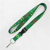 Custom Polyester Lanyard/Silkscreen Flat