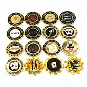 Custom Round Metal Casino Chip Challenge Coin