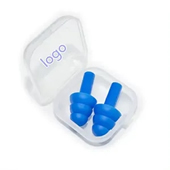 Custom logo silicone Swimming earplug noise reduction