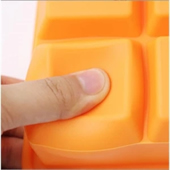 Customizable Four Cavity Ice Cube Tray