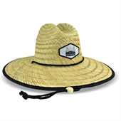 Domestic Straw Hat With Custom Patch