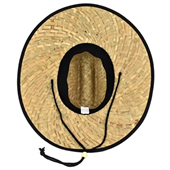 Domestic Straw Hat With Custom Patch