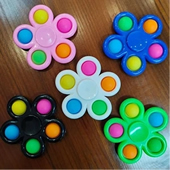 Five Bubbles Push Pop Fingertip Spinner Fidget Toy