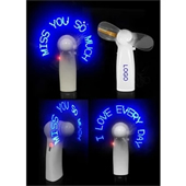 Flashing LED Handhold Fan