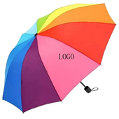 Foldable Rainbow Umbrella