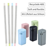 Folding Telescopic Straws