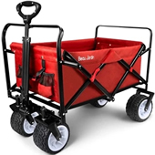 Folding Utility Wagon Collapsible Cart with Wheels