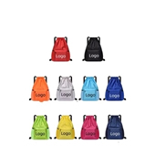 Gym Backpack w/ Drawstring Closure & Mesh Sideface Pockets