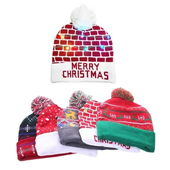 LED Christmas Knitted Hat