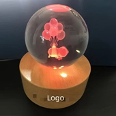 LED Crystal Ball Wireless Bluetooth Speaker/Music Boxes