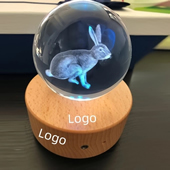 LED Crystal Ball Wireless Bluetooth Speaker/Music Boxes