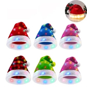 LED Light up Santa Christmas Hat/Cap