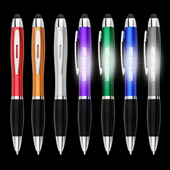 LED Touch Screen Light Box Ballpoint Pen/LED Stylus Pen