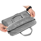 Laptop Sleeve w/ Handle & Two Zippered Compartments