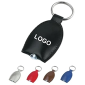 Leather Light Keychain