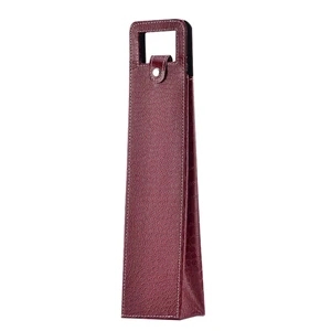 Leatherette Wine Bottle Bag