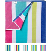 Lightweight Colorful Striped Beach Towel