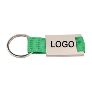 Metal Multi-color Braided Keychain