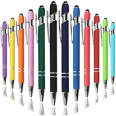 Metal Soft Touch Stylus Ballpoint Pen