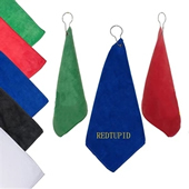 Microfiber Golf Towel with Grommet & Hook