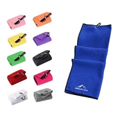 Microfiber Golf Towels With Metal Carabiner