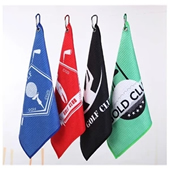 Microfiber Golf Towels With Metal Carabiner