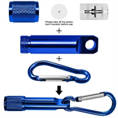 Mini LED Carabiner Keychain Flashlight