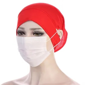 Muslim Turban Bonnet with Ear Hole